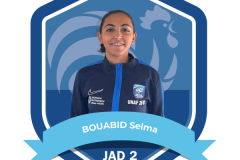 TROMBINOSCOPE ARBITRES - JAD 2 - BOUABID Selma