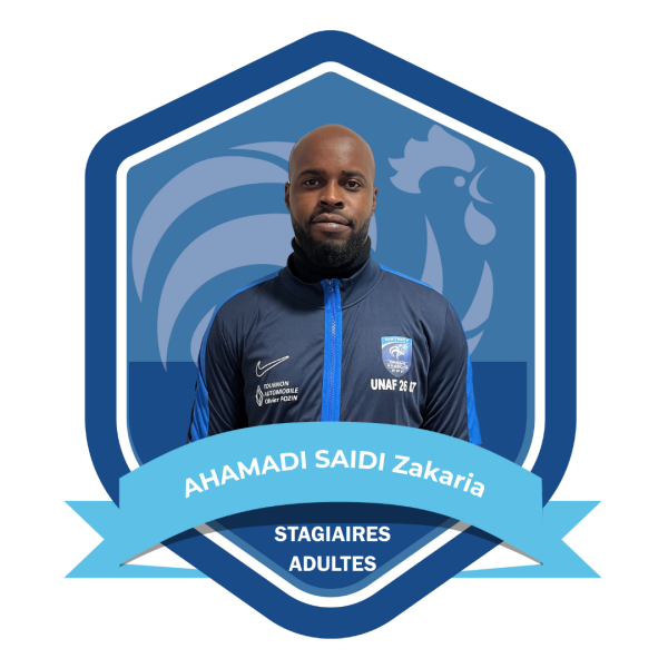 TROMBINOSCOPE ARBITRES - STAGIAIRES ADULTES - AHAMADI SAIDI Zakaria