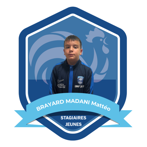 TROMBINOSCOPE ARBITRES - STAGIAIRES JEUNES - BRAYARD MADANI Mattéo
