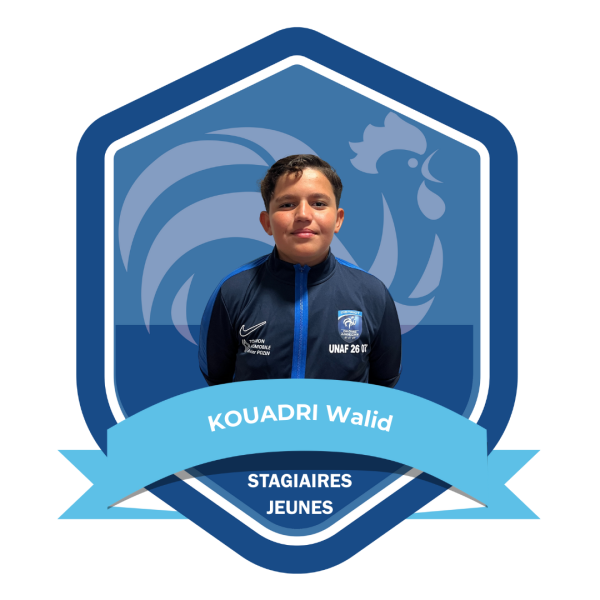 TROMBINOSCOPE ARBITRES - STAGIAIRES JEUNES - KOUADRI Walid