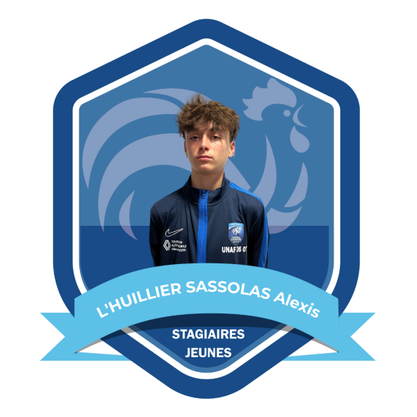 TROMBINOSCOPE ARBITRES - STAGIAIRES JEUNES - L'HUILLIER SASSOLAS Alexis