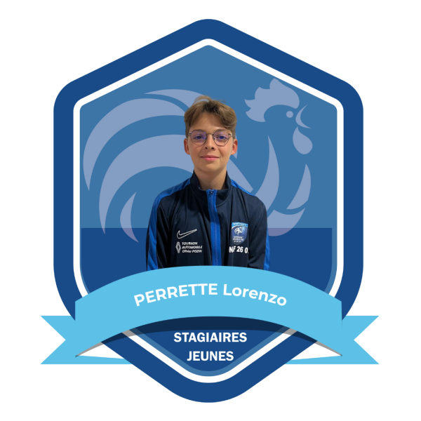 TROMBINOSCOPE ARBITRES - STAGIAIRES JEUNES - PERRETTE Lorenzo